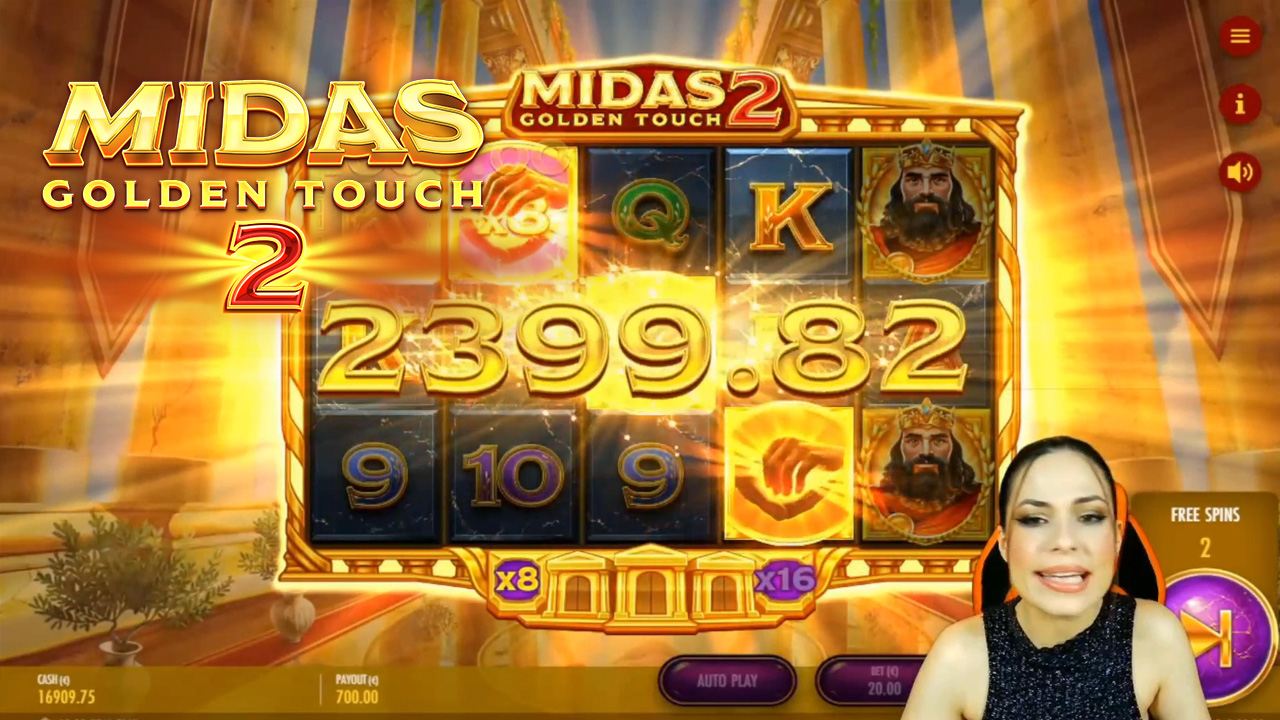 Striking Gold! 203X on Midas Golden Touch 2