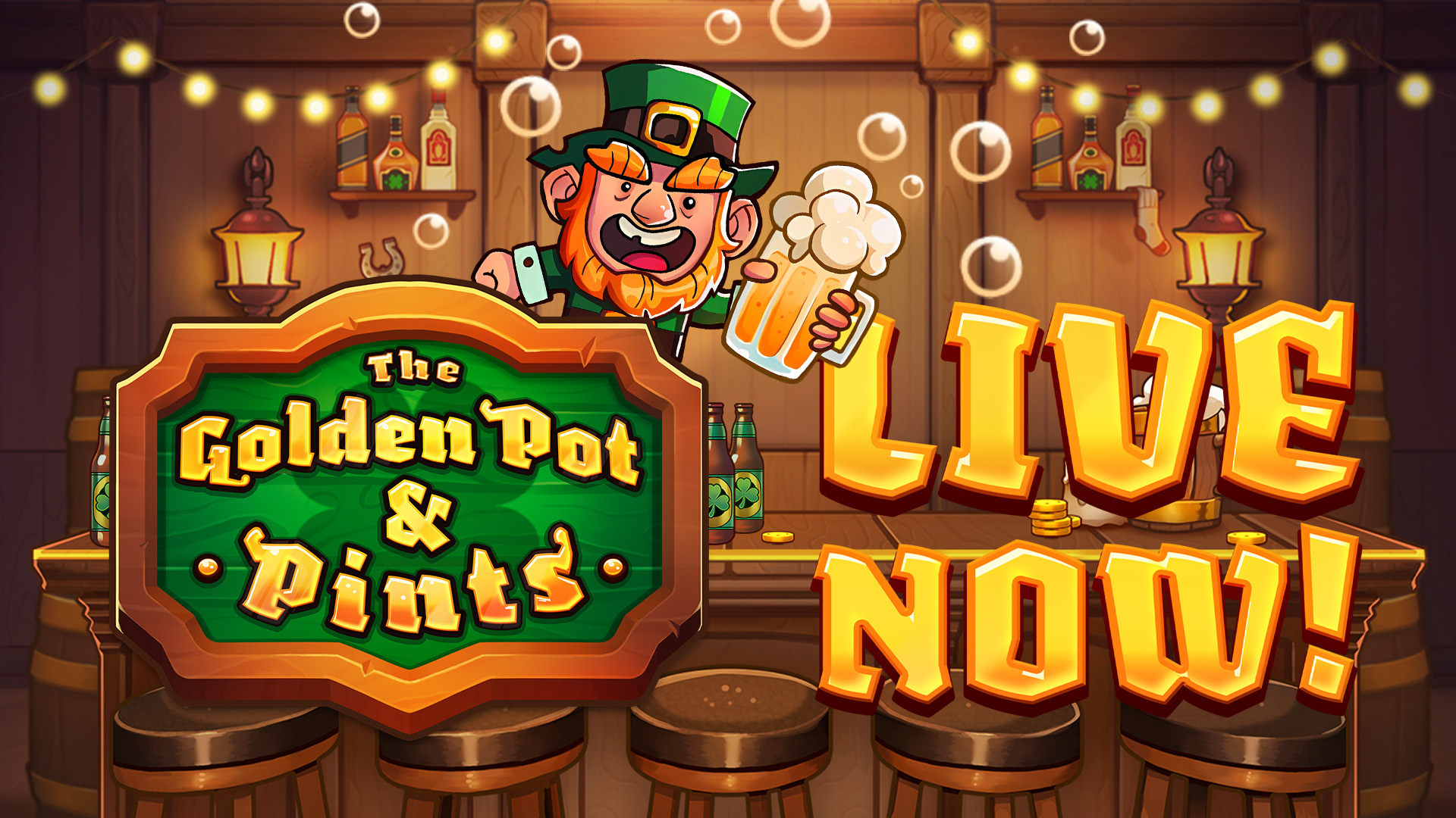 Thunderkick celebrates St. Patrick’s Day with The Golden Pot & Pints